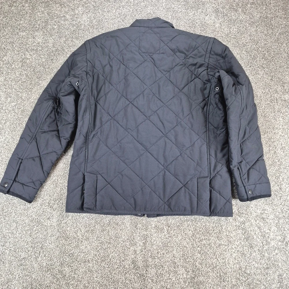 J.Crew Sussex Quilted Jacket Mens Small‎ Navy Blue Primaloft Insulated